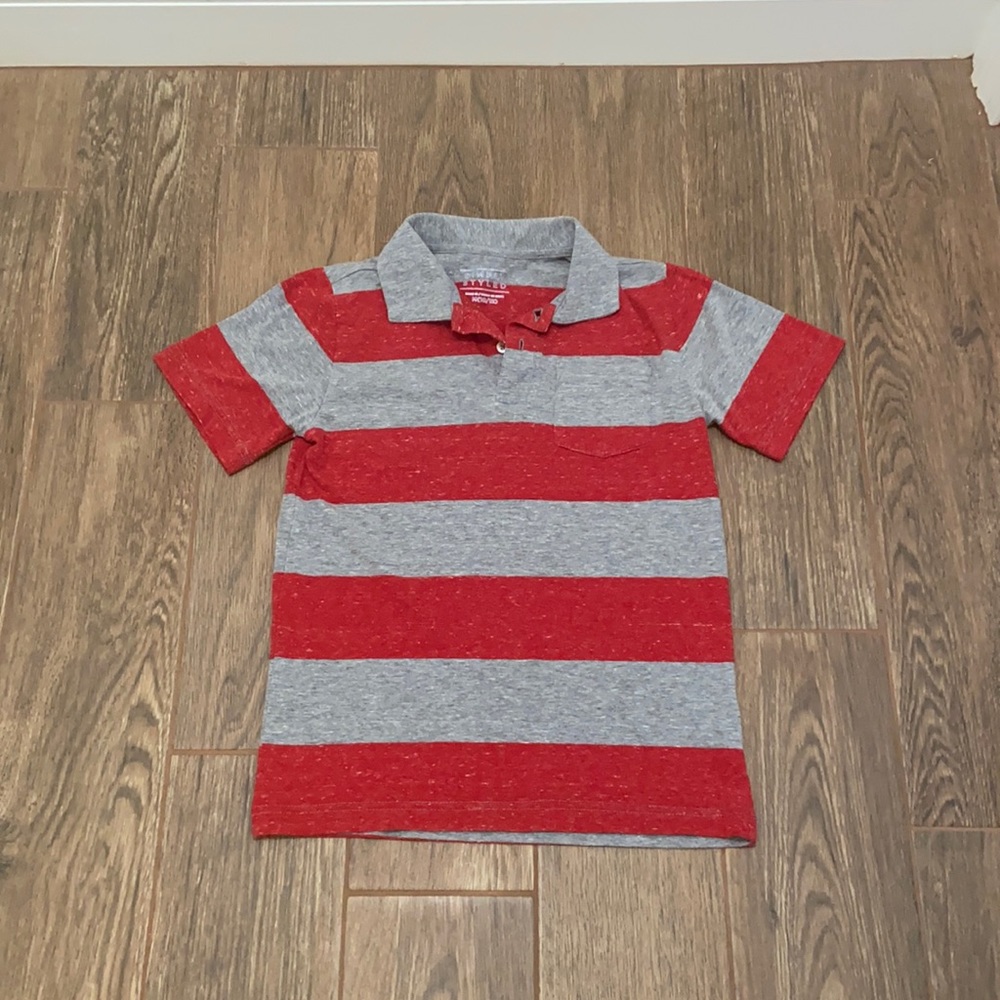 boy’s striped short sleeve polo
